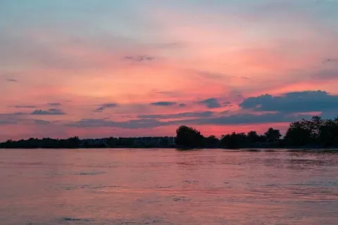 Sunsets in the Danube Delta