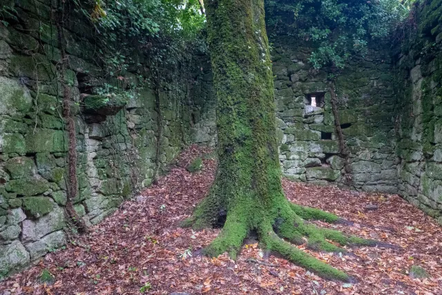 The mystical and mysterious ruin Escusalla