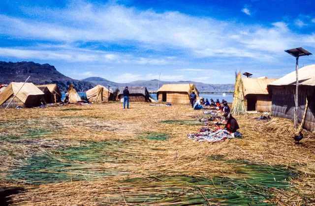 Island huts of the Urus