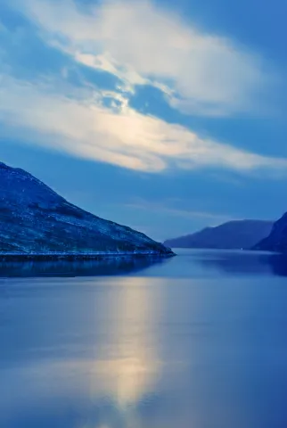 After the blue hour over Lewis, Outer Hebrides