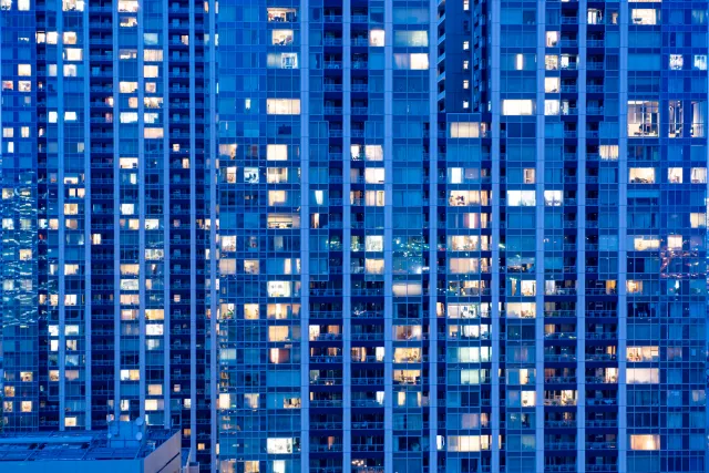 Blue hour and Tokyo's skyscrapers