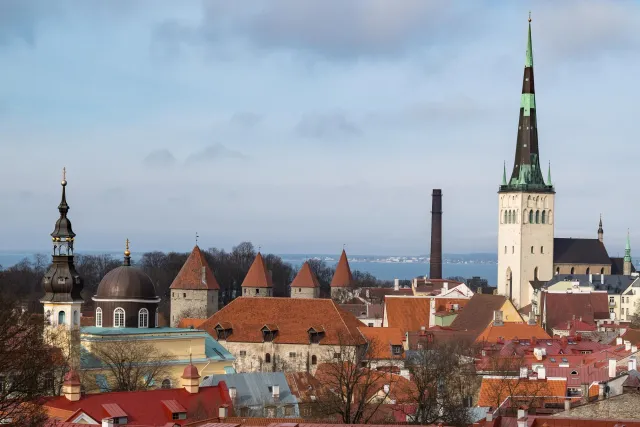 Blick auf die Altstadt von Tallinn