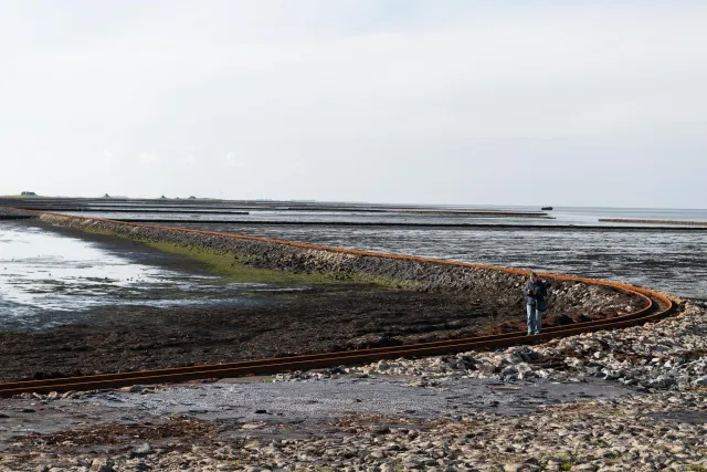 The Lorendamm to the Hallig Nordstrandischmoor