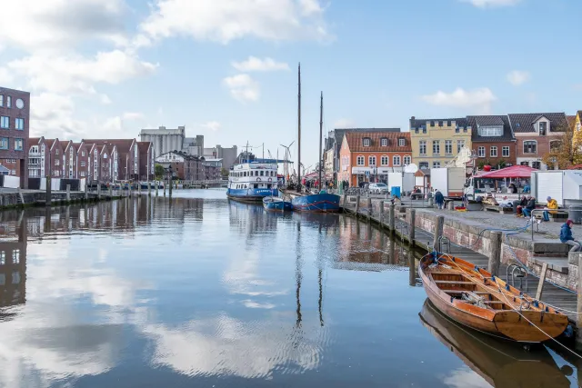 Der Hafen von Husum