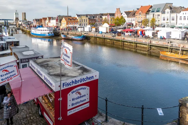 Crab market at Husum harbor