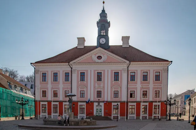 Das Rathaus von Tartu