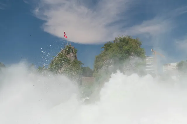 The Rhine Falls near Schaffhausen