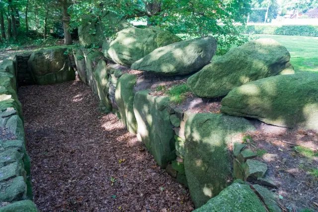 Large cairn at the Hünensteine near Werlte