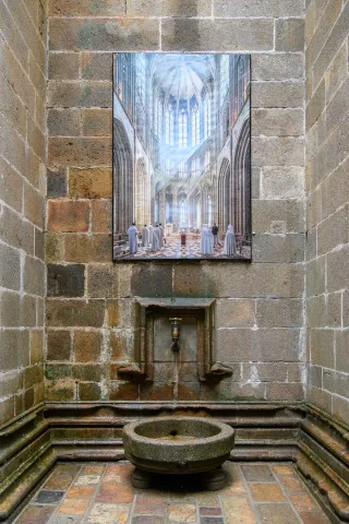 Interior views of Mont Saint Michel