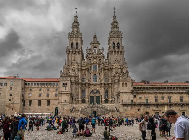 Die Kathedrale von Santiago de Compostela