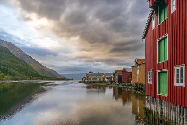 Sunset at Vefsnfjord